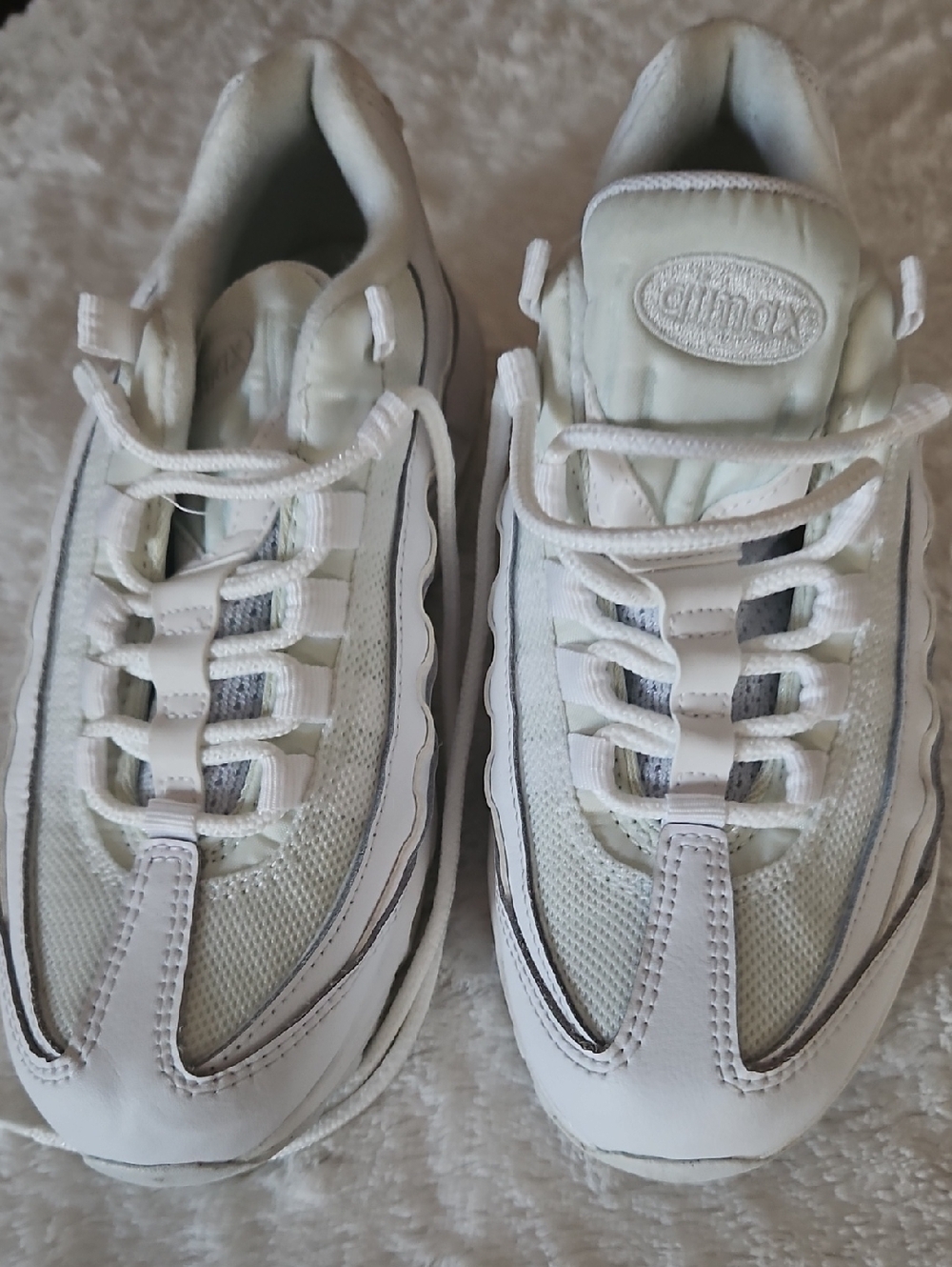 Nike White & Off-White Air Max Retro Sneakers